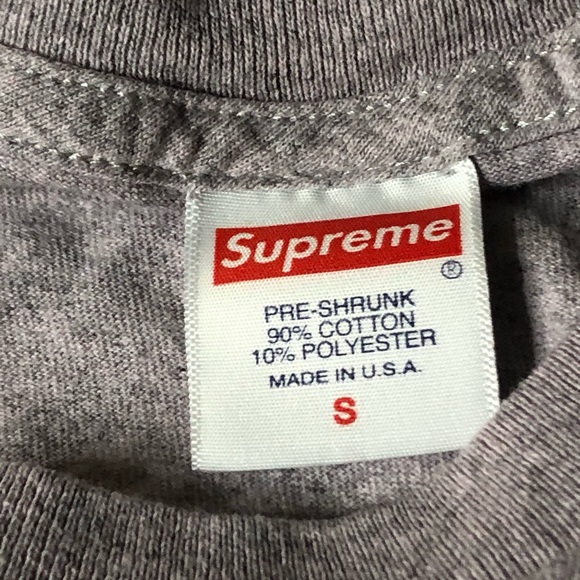 Supreme Were Back Mens Small Gray T-Shirt - Picture 4 of 5